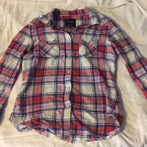American Eagle plaid long sleeve